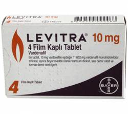 Levitra 10 mg (4 pills)