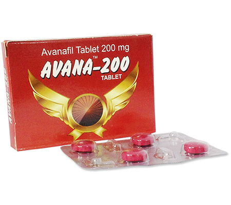 Avana 200 mg (4 pills)